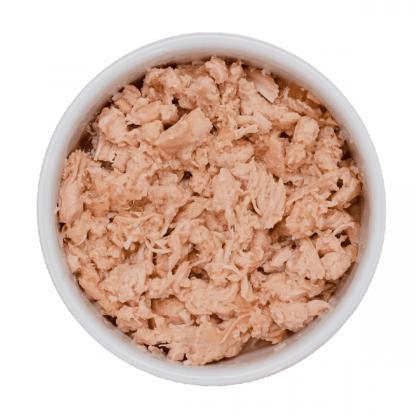 Корм консервированный полнорационный для котят и кошек с индейкой и лососем, 0.1кг-2