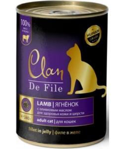 Clan De File консервы для кошек (с ягненком)