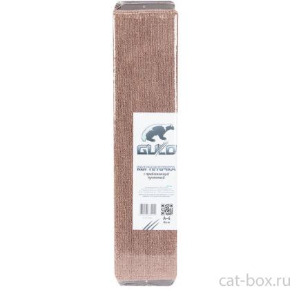 Ковровая когтеточка А-2 (средняя), 11,5*60 см, бежевая-0