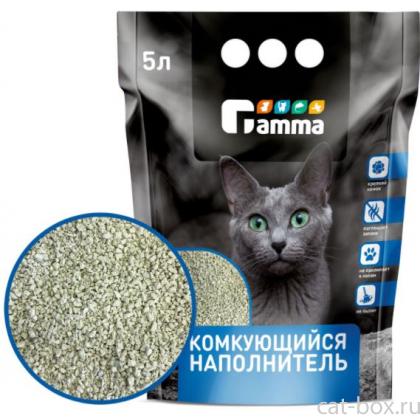 Комкующийся наполнитель бентонитовый Gamma 5л-0
