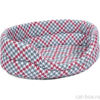 Лежанка овальная средняя "Симфония", бязь 46*34*12см-0