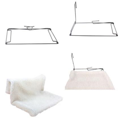 Гамак на батарею для кошек, искусственная овчина 46*30*25 см-1