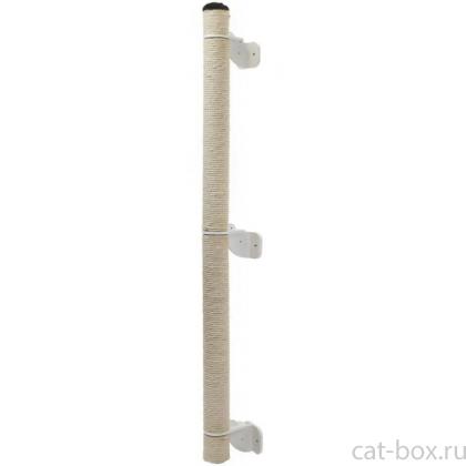Настенная когтеточка "Паркур-ДОМИНО", 10*20*h173см, джут беленый-0