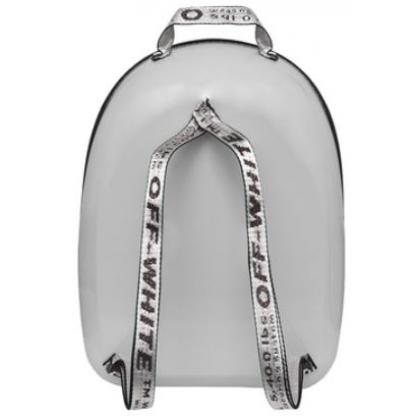 Рюкзак с иллюминатором, "Вамп" серебристо-серый, 42*28*34см-1