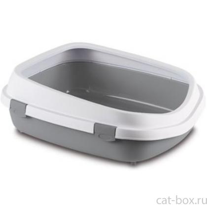 Туалет Queen с рамкой, серый, 55*71*24,5см-0