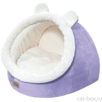 Дом "Медвежонок", сиреневый, 45*37*44см-0