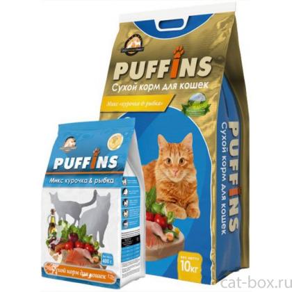 Сухой корм для кошек Микс Курочка и Рыбка-0