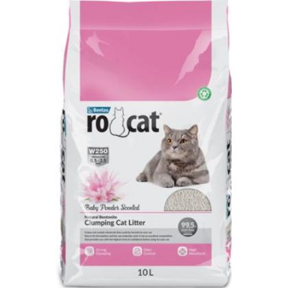 Комкующийся наполнитель без пыли с ароматом детской присыпки, пакет (Baby powder) 5л-1