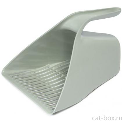 Совок-ковш для кошачьего туалета, оливковый, 17,5*13,5*13см-0