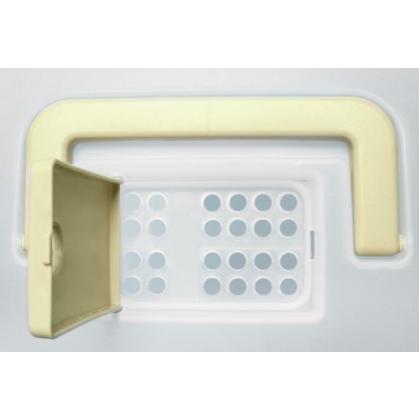 Туалет для кошек закрытый "Гигант" с совком, оливковый, 60*42*42см, серия HYGIENE-1