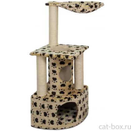 Игровой комплекс для кошек, сизаль, 54*48*110см (NT3040В)-0