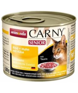 Консервы для кошек старше 7 лет с курицей и сыром (CARNY Senior)