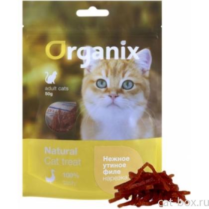 Лакомство для кошек "Нежная нарезка утиного филе", Soft duck fillet shreds-0