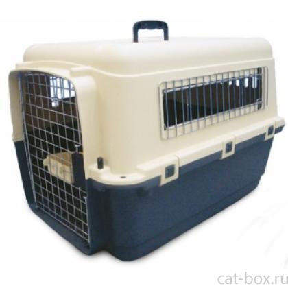 Переноска пластиковая Premium MEDIUM, без колес, для АВИАПЕРЕВОЗОК, 67,5*51*47 см (5105)-0