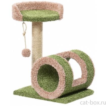 Когтеточка для кошек ковролиновая «Грамулечка» 57*47*65 см, сизаль-0
