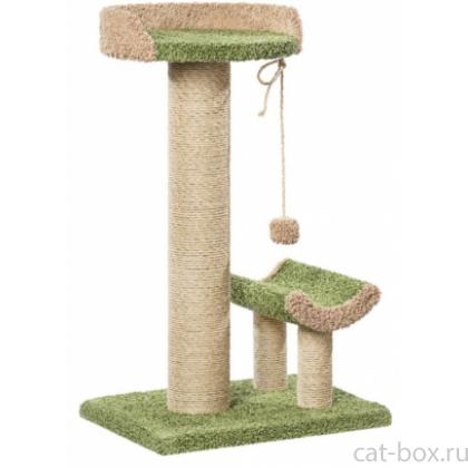 Когтеточка для кошек ковролиновая "Мишутик" 52*72*116 см, сизаль-0