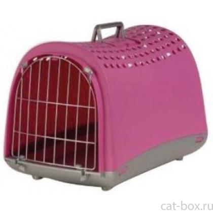 Переноска для животных "Linus" 50*32*34,5 см, пепельно-розовая-0