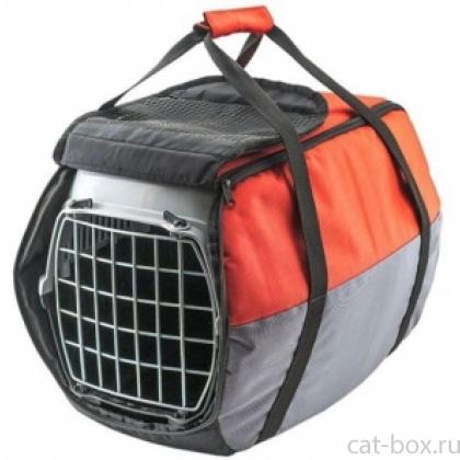 Комплект: переноска "Спутник-2", чехол-кофр и наплечный ремень, 35*51*33 см-0