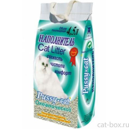 Впитывающий Океанический (ароматизированный) наполнитель на 4,5 л-0