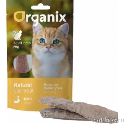 Лакомство для кошек "Нежное филе утки, приготовленное на пару", Tender steamed duck fillet-0