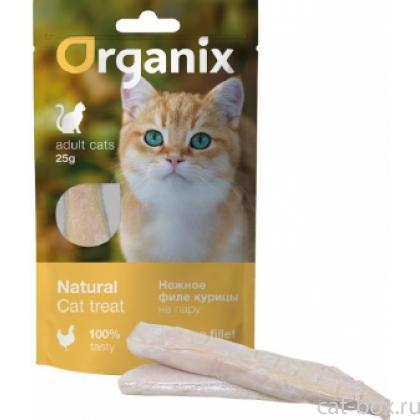 Лакомство для кошек "Нежное филе курицы, приготовленное на пару", Tender steamed chicken fillet-0