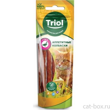 Аппетитные колбаски из утки для кошек (PT28)-0