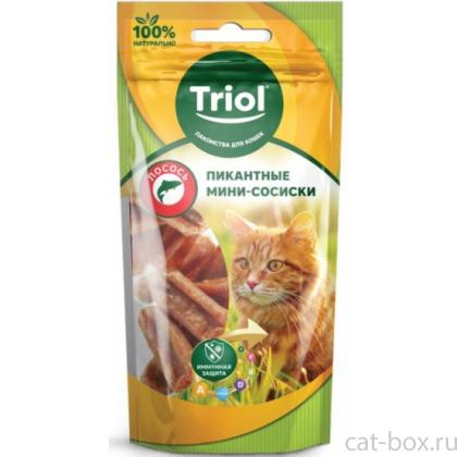 Пикантные мини-сосиски из лосося для кошек (PT33)-0