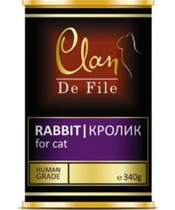 Clan De File консервы для кошек (с кроликом)