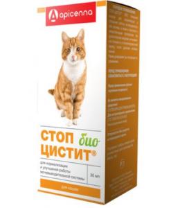 Стоп-Цистит Био Для кошек - лечение и профилактика МКБ (суспензия)