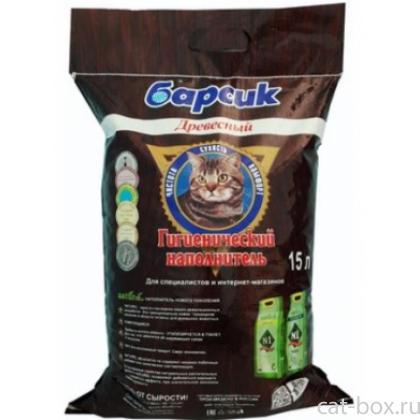 Натуральный: древесный наполнитель,15л-0