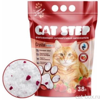 Силикагелевый наполнитель с ароматом клубники, 3,8 л-0