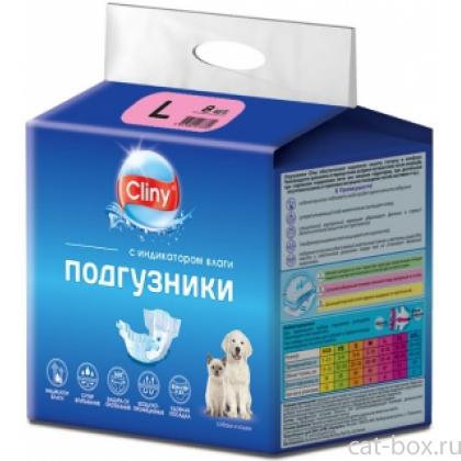 Подгузники для животных весом 8-16кг (размер L ) 8 шт.-0