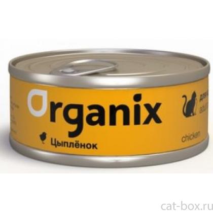 Консервы для кошек с цыпленком-0