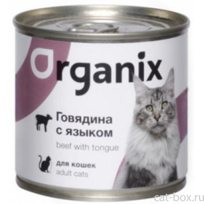 Консервы для кошек говядина с языком -0