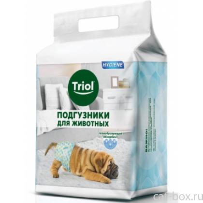 Подгузники для животных весом 4-7 кг (размер S) 20 шт.-0