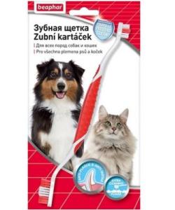 Двойная зубная щетка для собак и кошек, Toothbrush