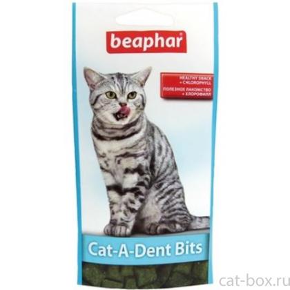 Подушечки для чистки зубов у кошек (Cat-a-Dent Bits), 75 шт.-0