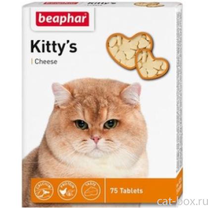 Кормовая витаминизированная добавка с сыром для кошек , Kitty's + Cheese-0
