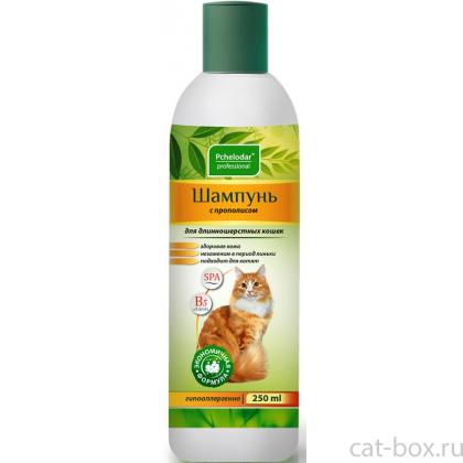 Шампунь гигиенический с прополисом для длинношерстных кошек-0