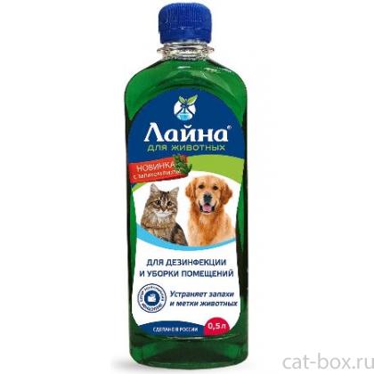 Лайна Дезинфицирующее средство с моющим и дезодорирующим эффектом (пихта)-0