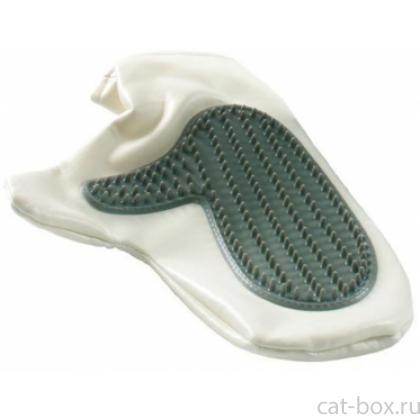 Рукавица массажная, резина/текстиль - 2335-0