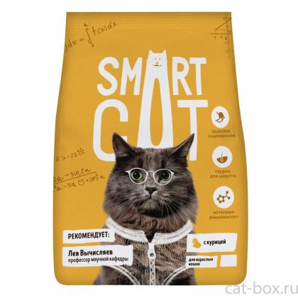 Сухой корм для взрослых кошек с курицей, индейкой и овощами, INDOOR, ADULT, Chicken and vegetables, 1.8кг-0