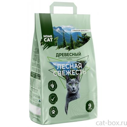Древесный наполнитель Лесная свежесть мелкие гранулы 9л 3кг-0