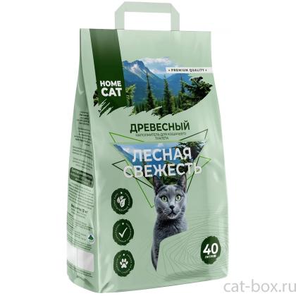 Древесный наполнитель Лесная свежесть мелкие гранулы 40л 12кг-0