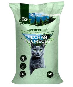 Древесный наполнитель Лесная свежесть мелкие гранулы 60л, 20кг