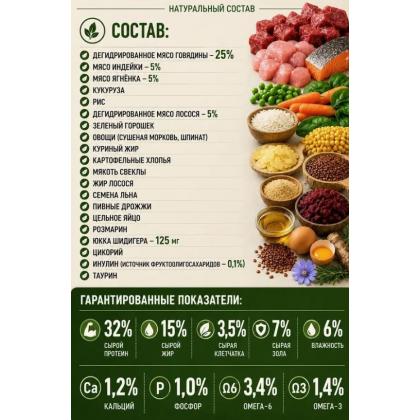 Корм для кошек сухой Мясное ассорти 10кг-2
