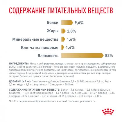 Паучи кусочки в соусе для кошек при профилактике МКБ и избыточном весе Urinary S/O Moderate calorie souse, 85г-2