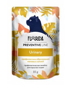 Preventive Line Паучи для кошек Urinary профилактика мочекаменной болезни, 85г