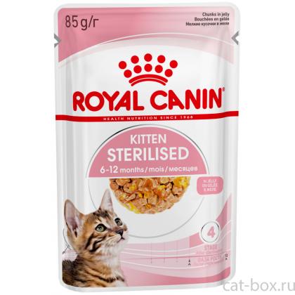 Кусочки в соусе для котят с момента операции до 12 мес. (Kitten Sterilized), 85г-0