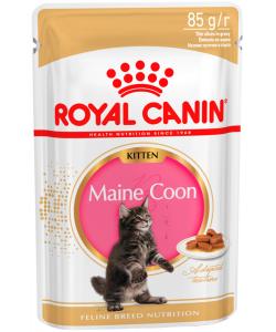Кусочки в соусе для котят Мейн-Кун: до 15 мес (Kitten Main Coon), 85г